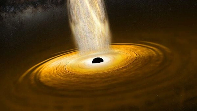 Ученые зафиксировали, как сверхмассивная черная дыра выбрасывает реактивную струю – ВИДЕО